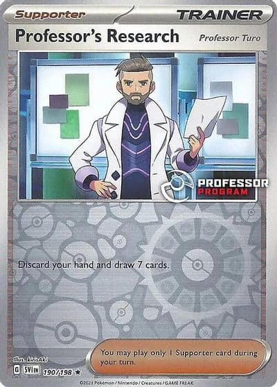 Professor's Research (2023) Professor Program Promos Pokemon card