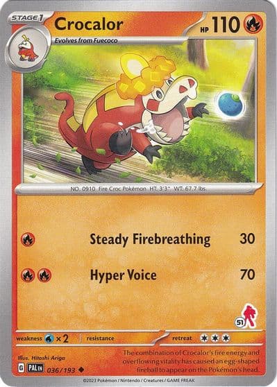 Crocalor - Armarouge 51 Battle Academy 2024 Pokemon card