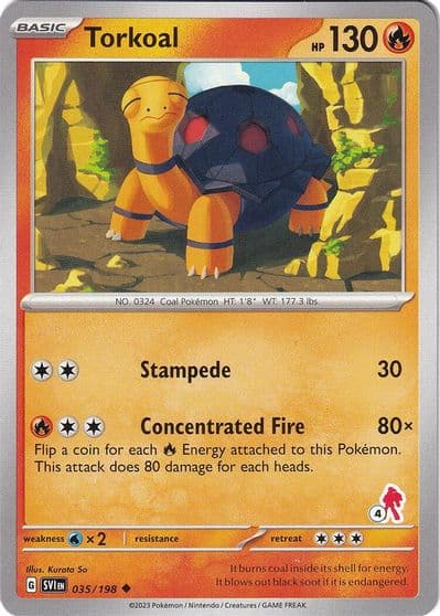 Torkoal - Armarouge 4 Battle Academy 2024 Pokemon card