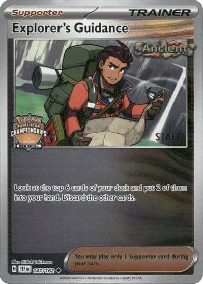 Explorer's Guidance (Regional Championships) [Staff] League & Championship Cards Pokemon card