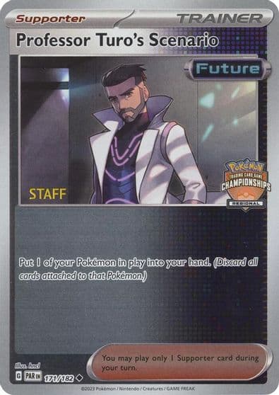 Professor Turo's Scenario (Regional Championships) [Staff] League & Championship Cards Pokemon card