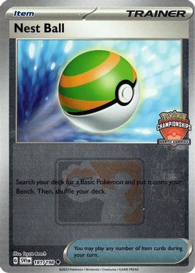 Nest Ball (North America Championships) League & Championship Cards Pokemon card