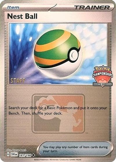 Nest Ball (North America Championships) [Staff] League & Championship Cards Pokemon card