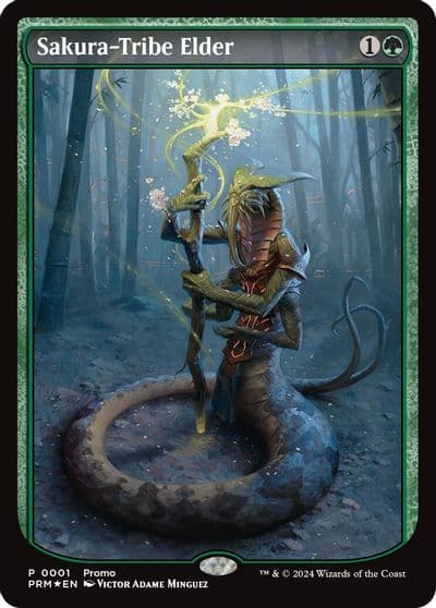 Sakura Tribe Elder WPN & Gateway Promos Magic card
