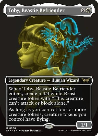 Toby Beastie Befriender Showcase Duskmourn: House of Horror Magic card