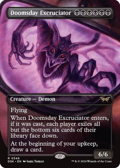 Doomsday Excruciator Borderless Duskmourn: House of Horror Magic card