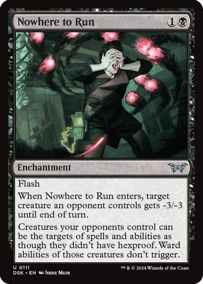 Nowhere to Run Duskmourn: House of Horror Magic card
