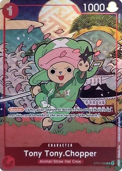Tony TonyChopper English Version 1st Anniversary Set One Piece Promotion Cards One Piece card