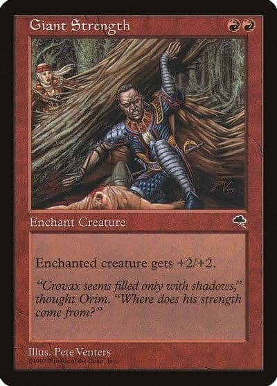 Giant Strength Tempest Magic card