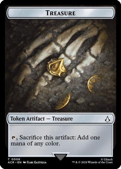 Treasure Token Universes Beyond: Assassin's Creed Magic card