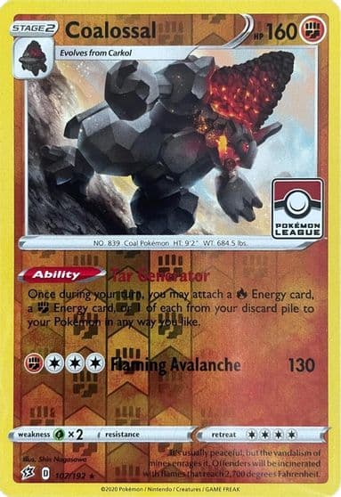 Coalossal (League Promo) League & Championship Cards Pokemon card
