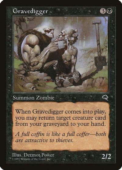 Gravedigger Tempest Magic card