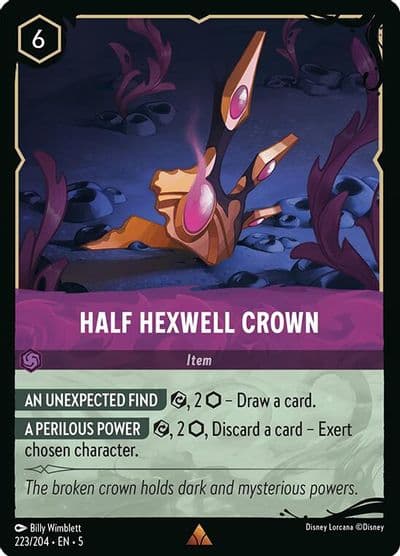 Half Hexwell Crown Illumineer's Quest: Deep Trouble Lorcana card