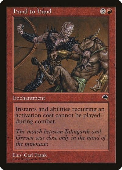 Hand to Hand Tempest Magic card
