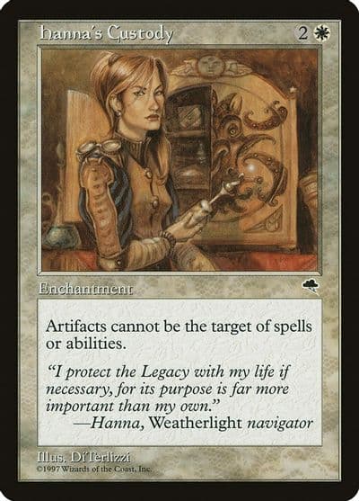 Hannas Custody Tempest Magic card