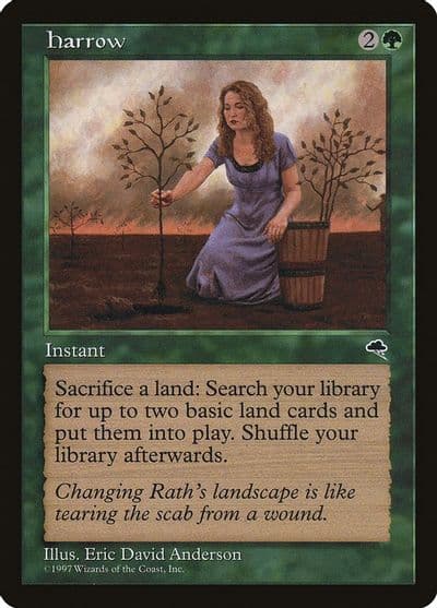 Harrow Tempest Magic card