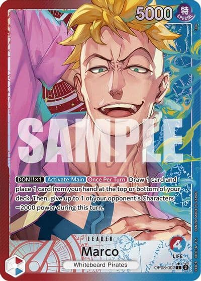 Marco Parallel Two Legends One Piece card