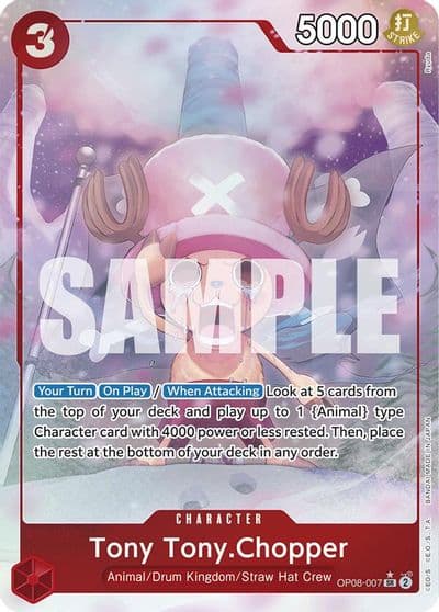 Tony TonyChopper 0070 Parallel Two Legends One Piece card