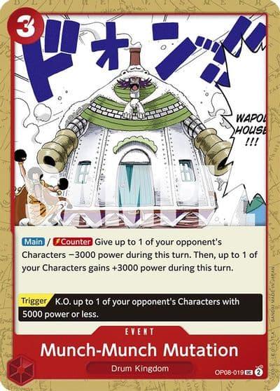 Munch Munch Mutation Two Legends One Piece card