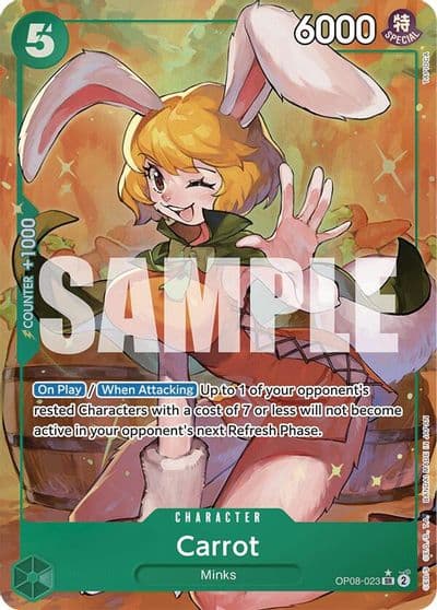 Carrot 023 Parallel Two Legends One Piece card