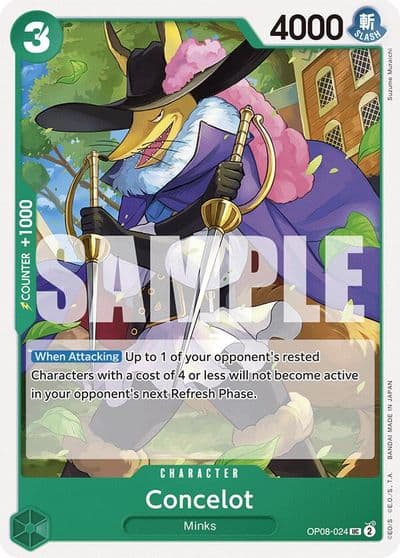 Concelot Two Legends One Piece card