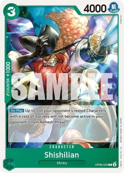 Shishilian Two Legends One Piece card