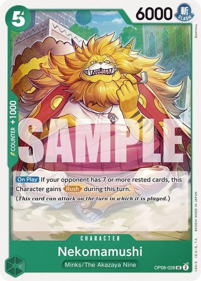 Nekomamushi Two Legends One Piece card