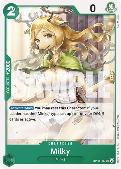Milky Two Legends One Piece card