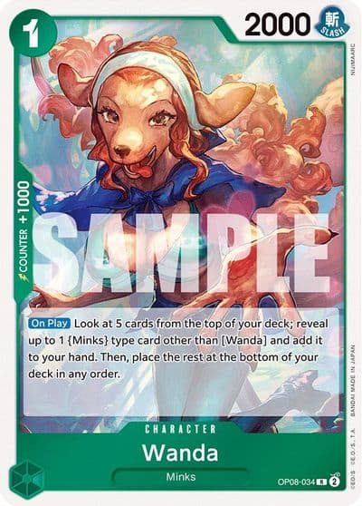 Wanda Two Legends One Piece card