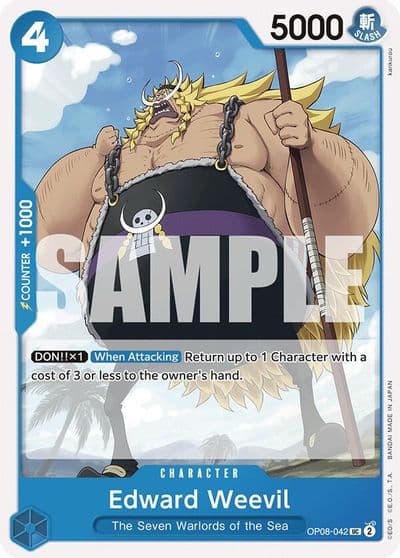 Edward Weevil Two Legends One Piece card