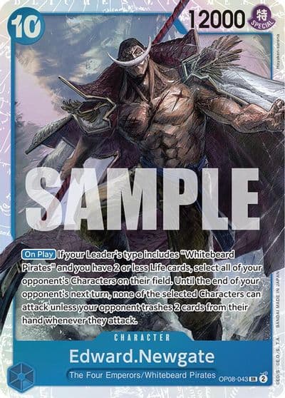 EdwardNewgate Two Legends One Piece card