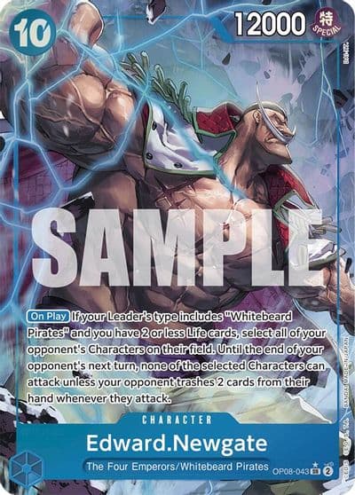 EdwardNewgate Parallel Two Legends One Piece card