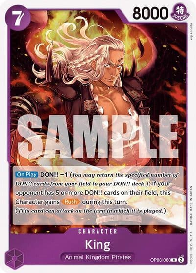 King 060 Two Legends One Piece card