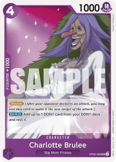 Charlotte Brulee Two Legends One Piece card