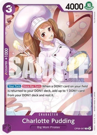 Charlotte Pudding 067 Two Legends One Piece card