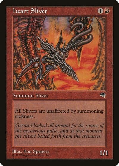Heart Sliver Tempest Magic card