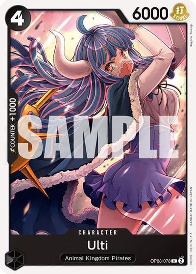Ulti Two Legends One Piece card