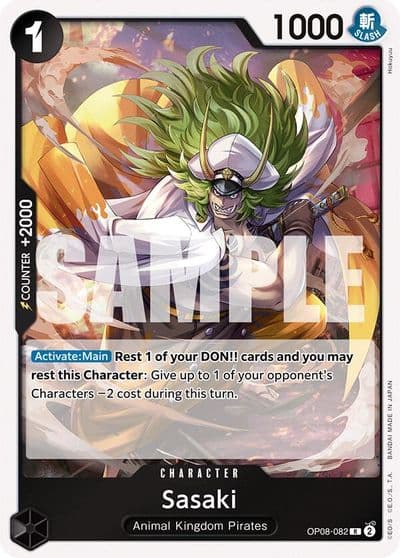 Sasaki Two Legends One Piece card