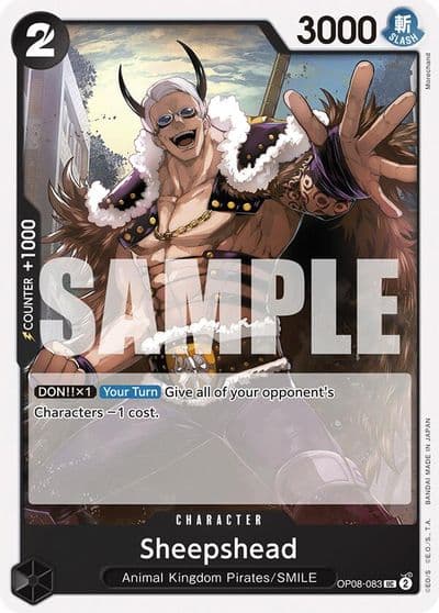 Sheepshead Two Legends One Piece card