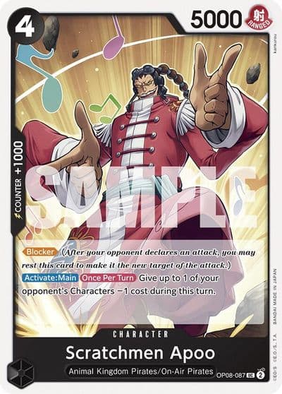 Scratchmen Apoo Two Legends One Piece card
