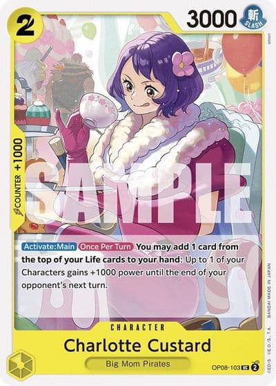 Charlotte Custard Two Legends One Piece card