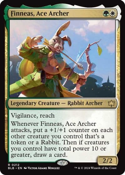 Finneas Ace Archer Bloomburrow Magic card
