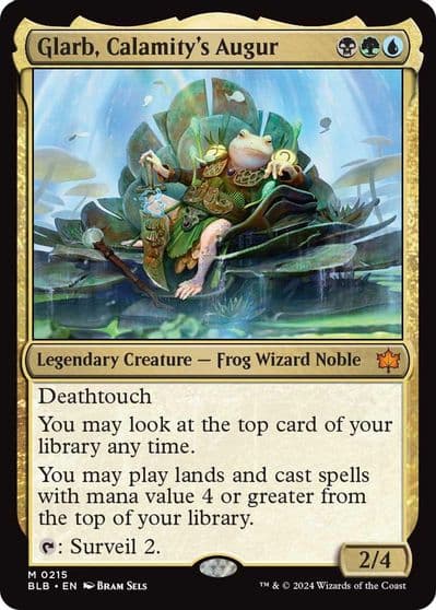 Glarb Calamitys Augur Bloomburrow Magic card