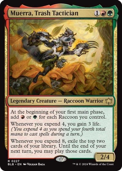 Muerra Trash Tactician Bloomburrow Magic card