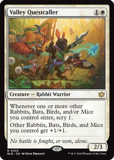 Valley Questcaller Bloomburrow Magic card