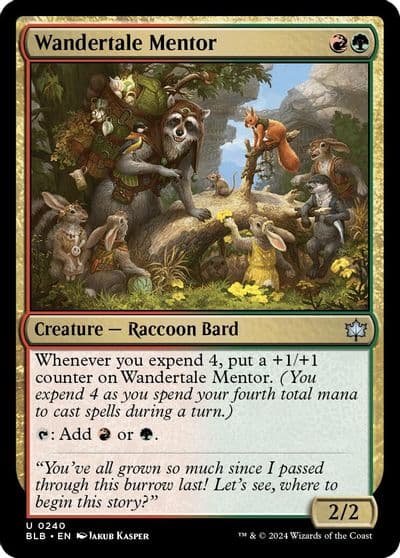 Wandertale Mentor Bloomburrow Magic card