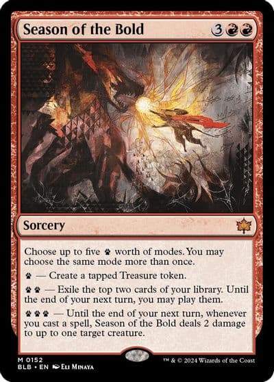 Season of the Bold Bloomburrow Magic card