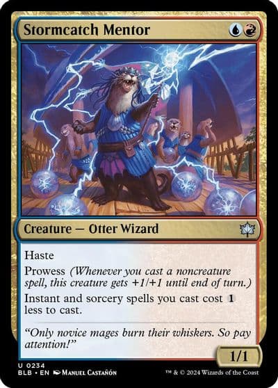 Stormcatch Mentor Bloomburrow Magic card