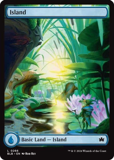 Island 0266 Bloomburrow Magic card