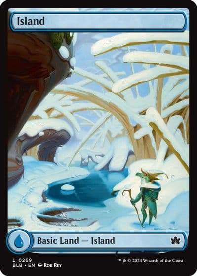 Island 0269 Bloomburrow Magic card